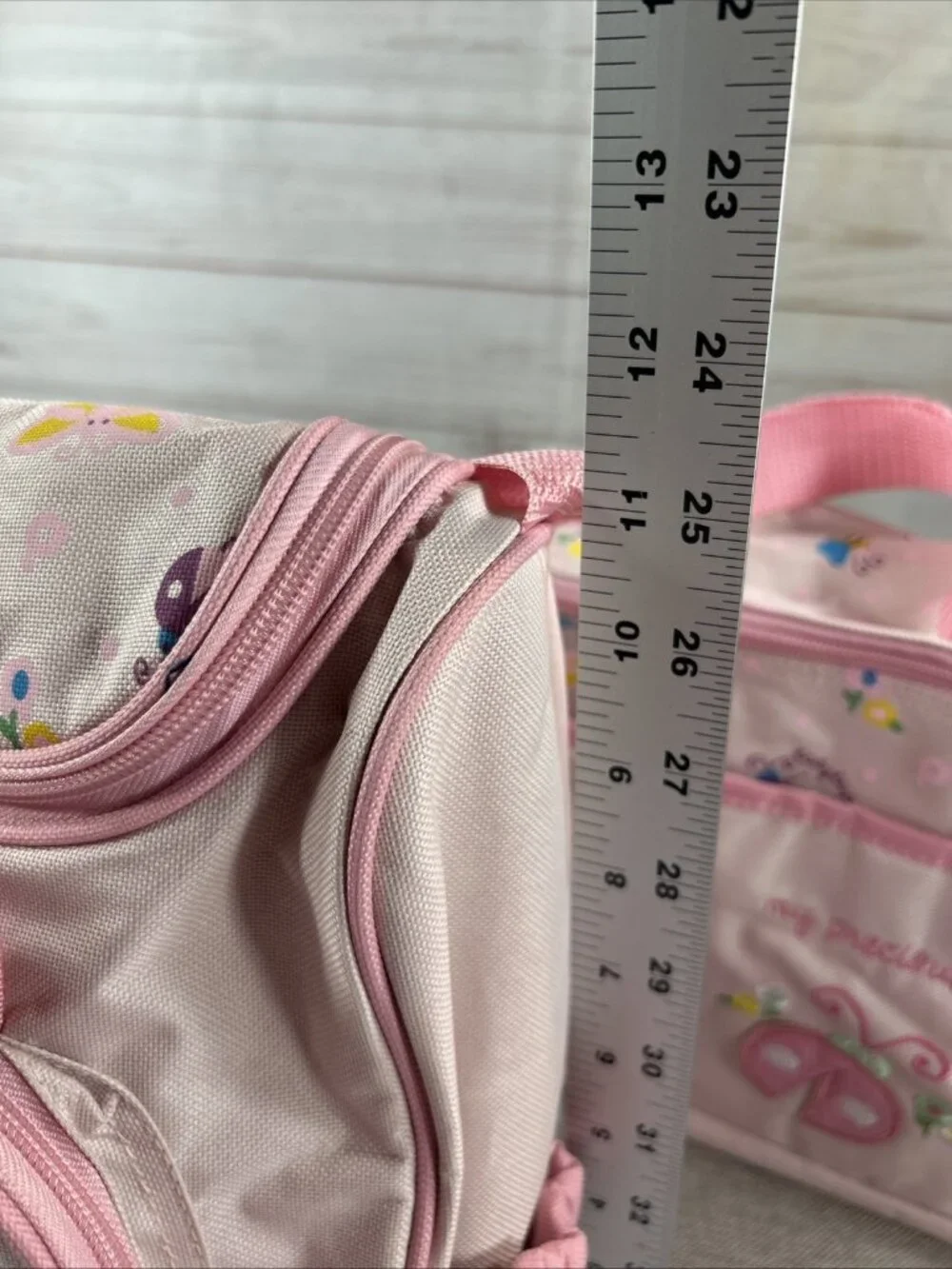 4 Pc Baby Nappy Diaper Bag Set Mother nursing lot my Precious Girl Pink Ladybug